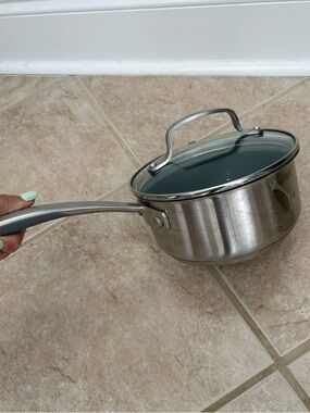 Culinary Science by Martha Stewart 1.5 quart stainless steel sauce pan